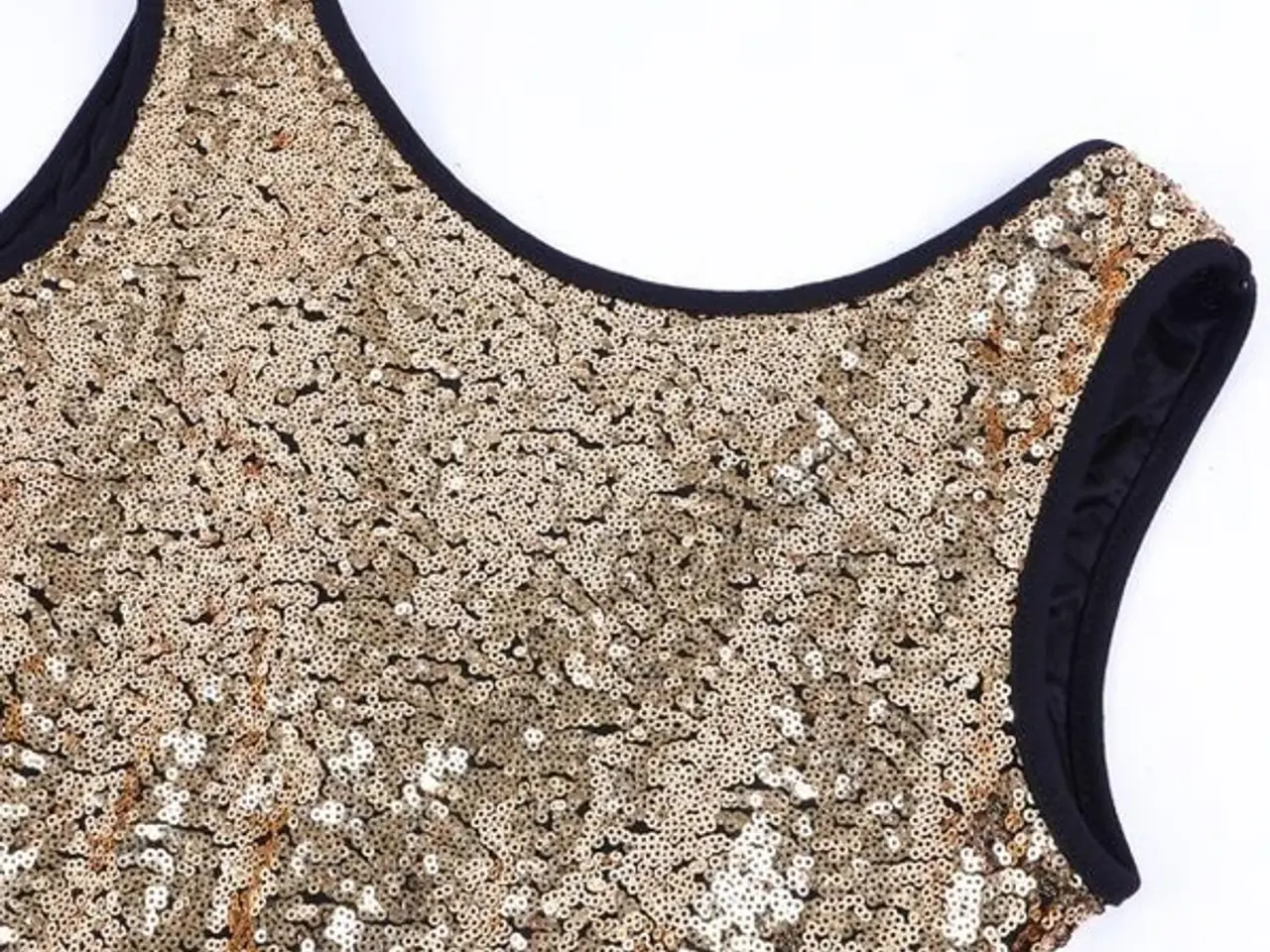 Billede 2 - kjole Sequin bodycoon-kort (glitterne)-sort /guld