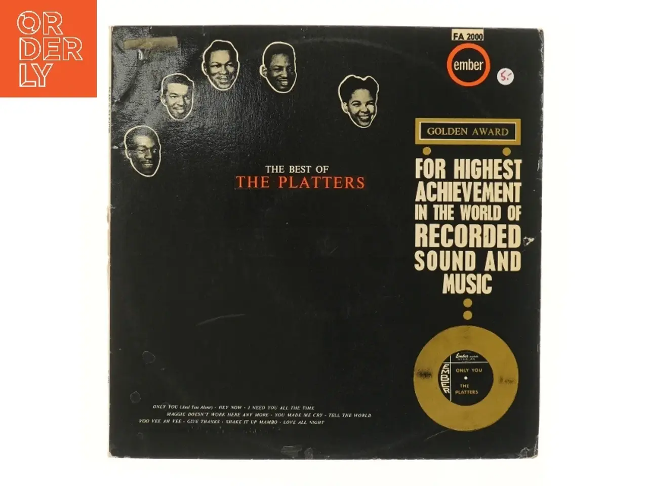 Billede 1 - The Best of The Platters LP fra Ember Records