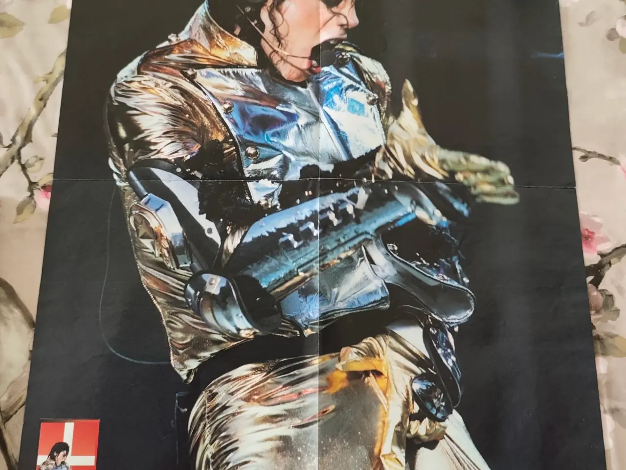 Billede 3 - Dobbelt Michael Jackson plakat fra han var i KBH