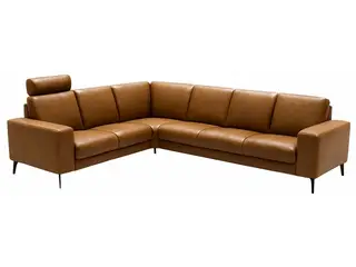Hjort Knudsen Hadsten Læder hjørnesofa