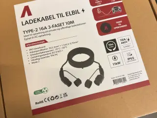 10M Ladekabel type2 16A 3Faset 