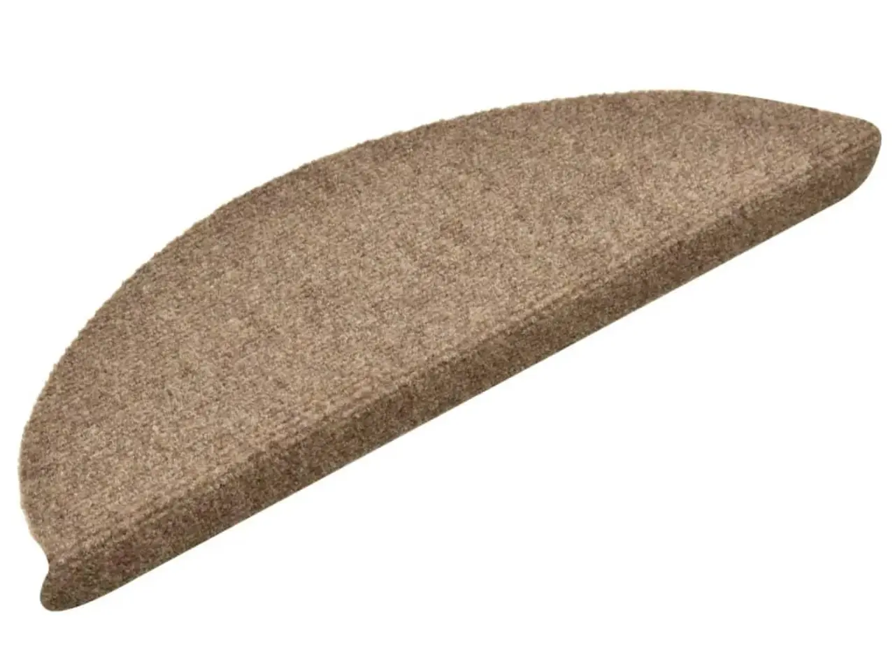 Billede 3 - Selvklæbende trappemåtter - 15 stk. halvrunde 56×17×3 cm, beige