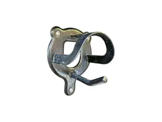 Trenseholder, sort metal