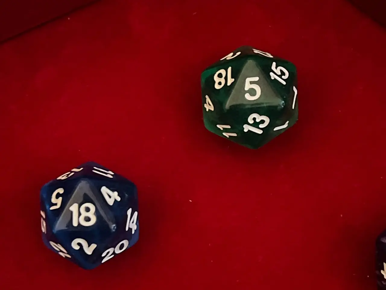 Billede 4 - Terningesæt 5 stk farvede D20 - D&D