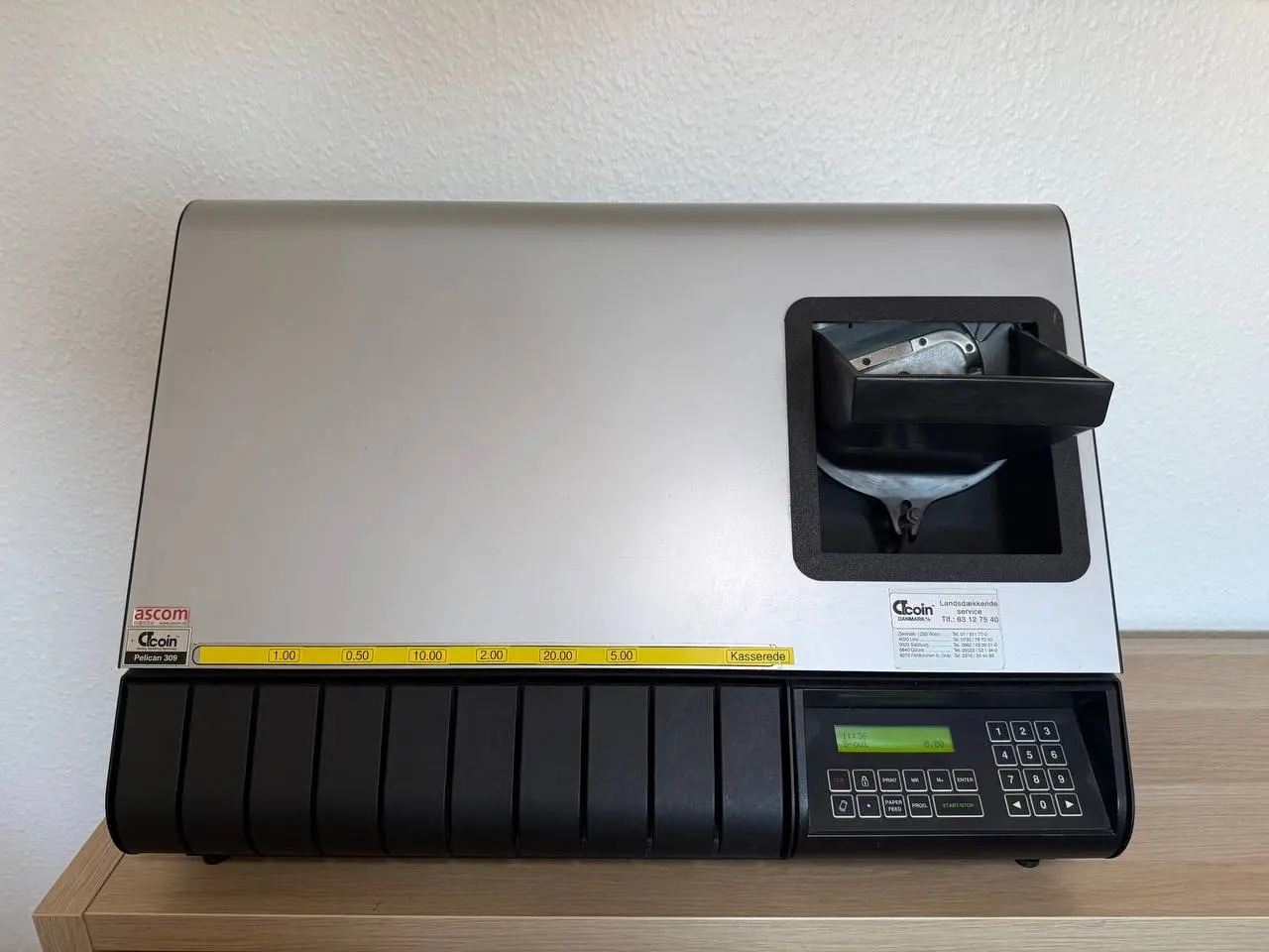 Billede 1 - CTcoin Pelican 309 mønttæller og sorter DKK