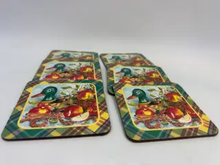 6 stk. retro glasbrikker
