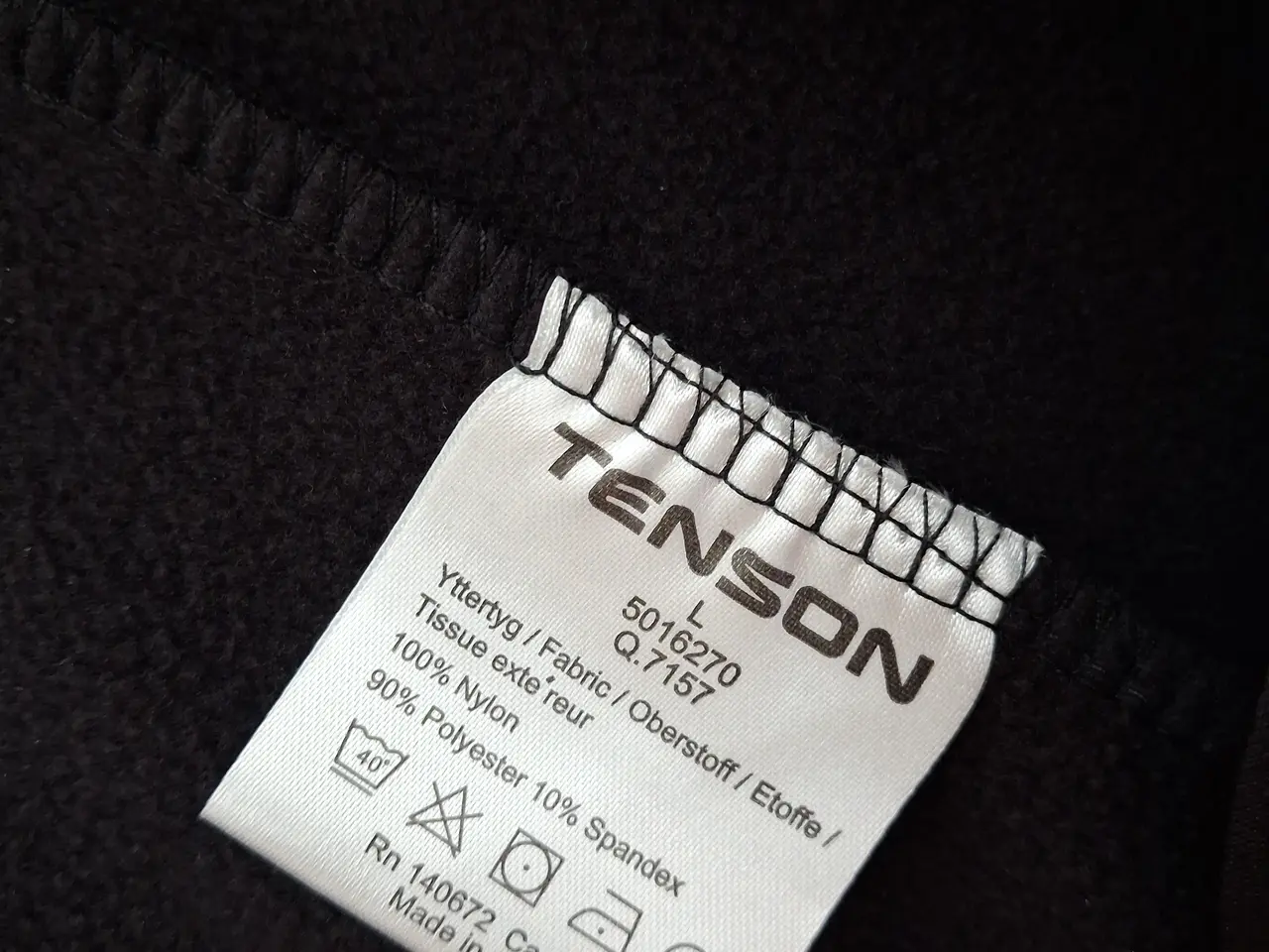 Billede 3 - Tenson herrejakke, str. L - hybrid softshell/quilt