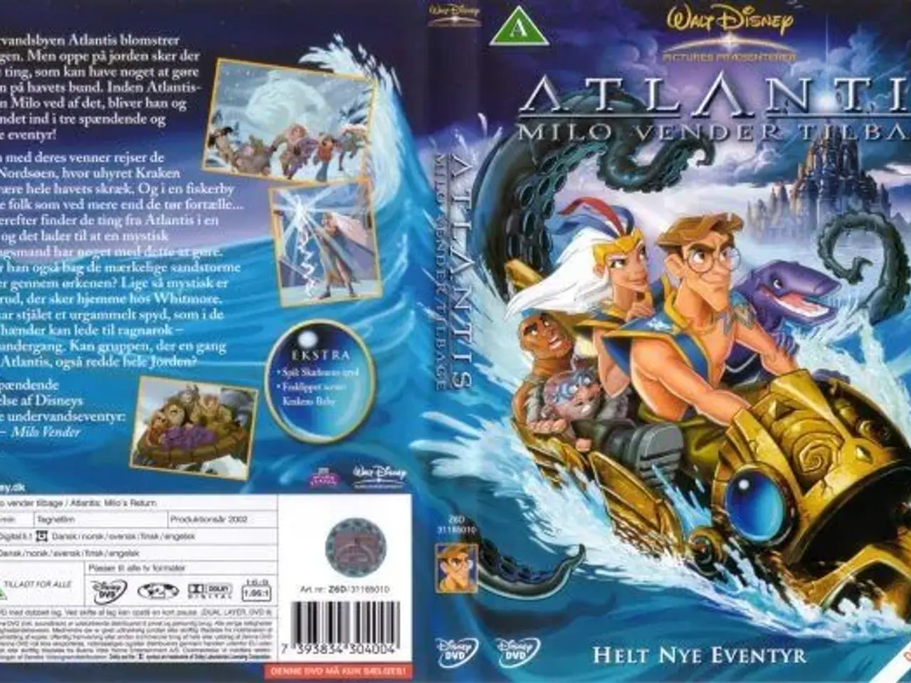 Billede 1 - Disney ; ATLANTIS ; Milo vender tilbage
