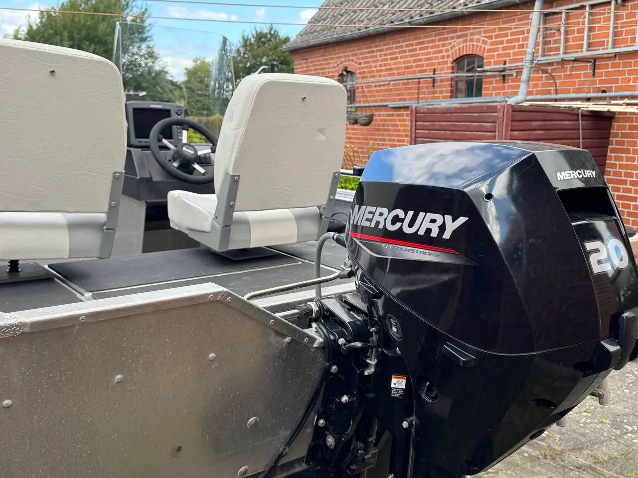 Billede 6 - Minimal brugt Buster xsr med Merc 20 med el tilt