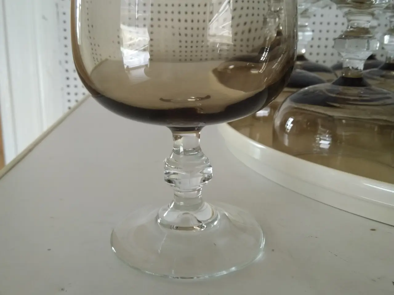 Billede 3 - 11 røgfarvede portionsglas 