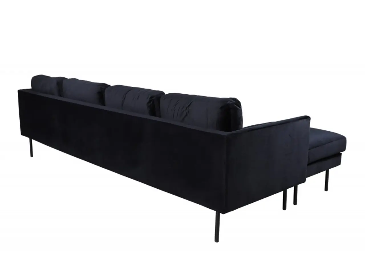 Billede 4 - Zoom U-Sofa - Sort Velour