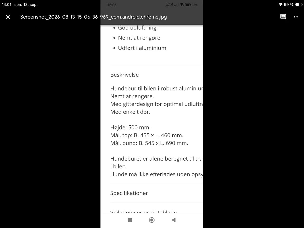 Billede 5 - Transportbur.