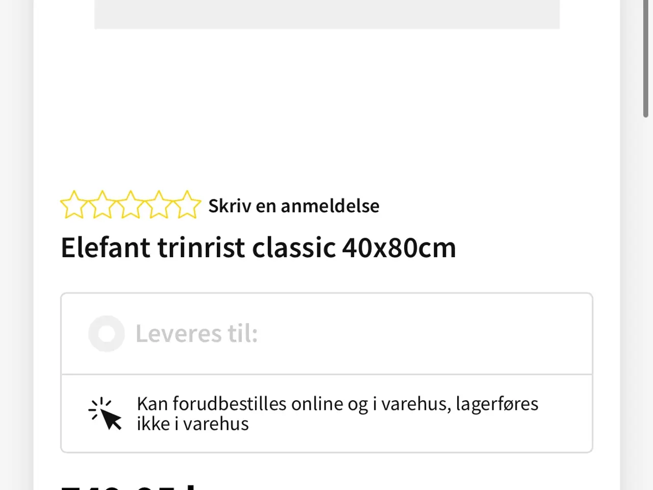 Billede 5 - Elefant trinrist i galv. stål
