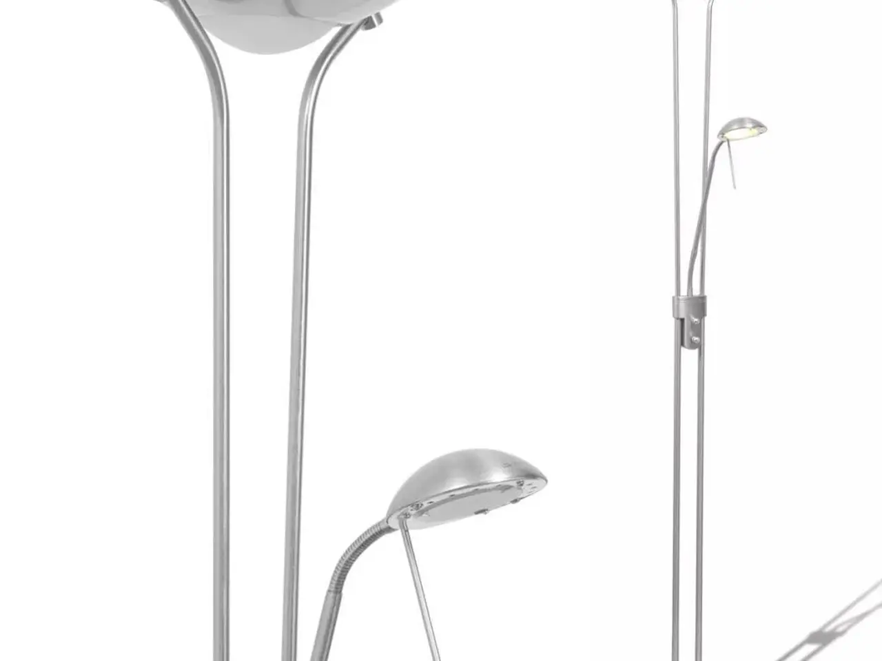 Billede 3 - LED-gulvlampe med læselampe - 23 W