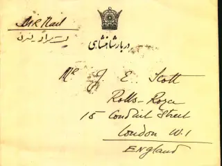 Luftpost Brev fra Iran til England - 13 - 10 - 61