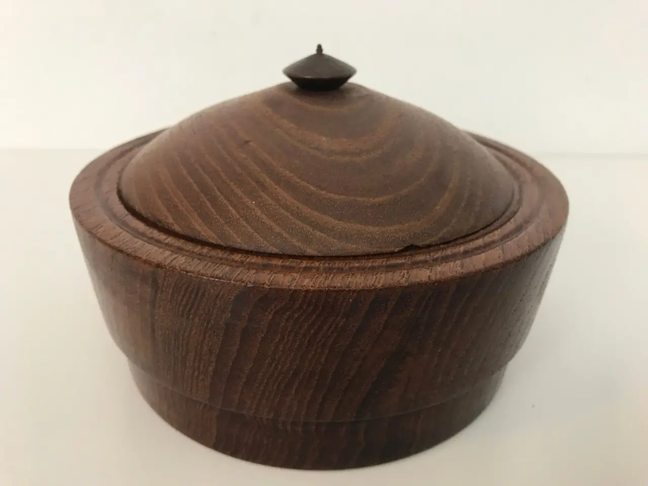 Billede 1 - Retro teak skål med låg