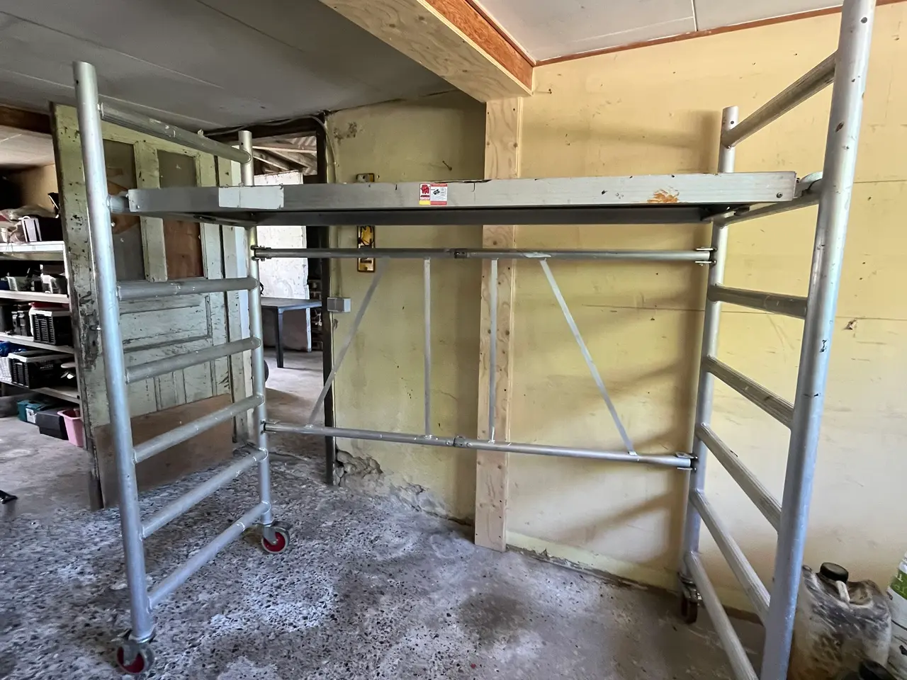 Billede 2 - JUMBO PRO rullestillads i aluminium med hjul