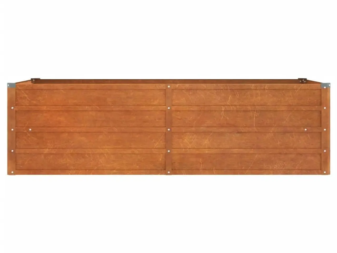 Billede 4 - Højbed 160×80×45 cm i cortenstål - rustfarvet plantekasse