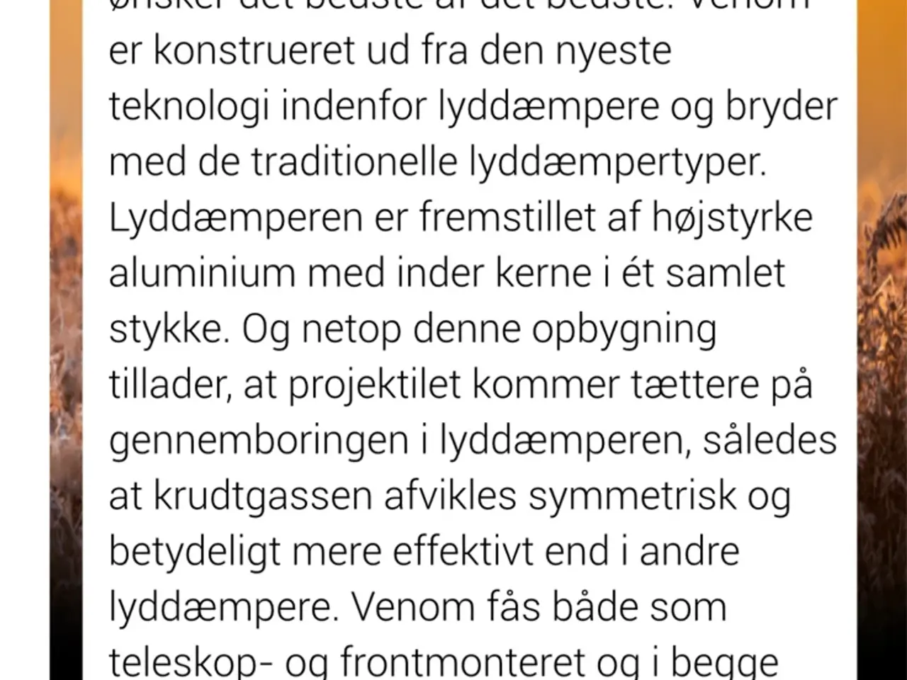 Billede 3 - S&L sjælden M13 gev kal.30  lyddæmper Venom 36db 