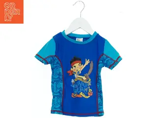 Børne UV-bluse med piratmotiv fra Disney (str. 104)