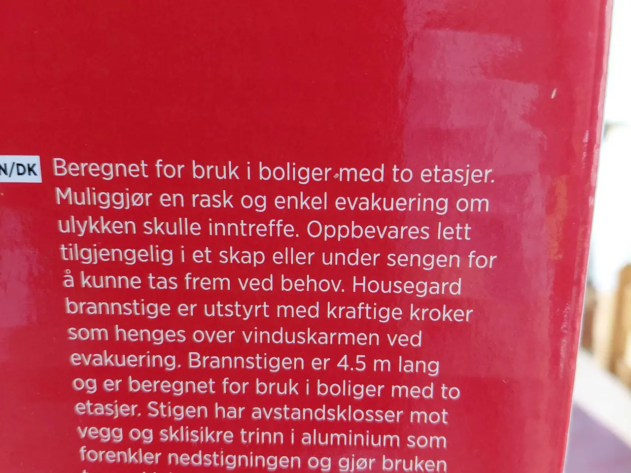 Billede 1 - Brandstige 4,5 m