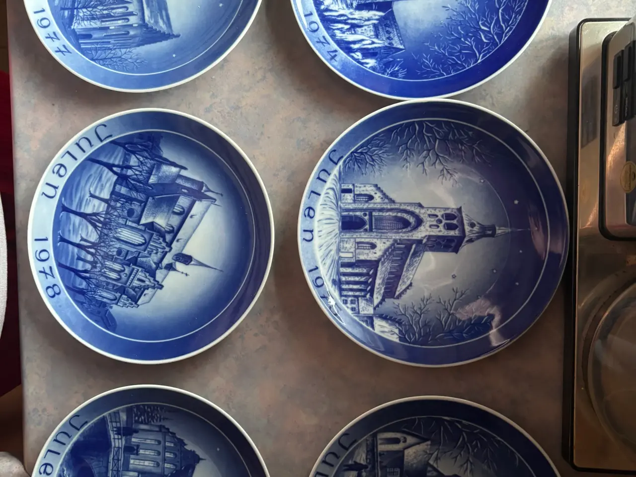 Billede 2 - 23 kirkeplatter fra 1968–1990