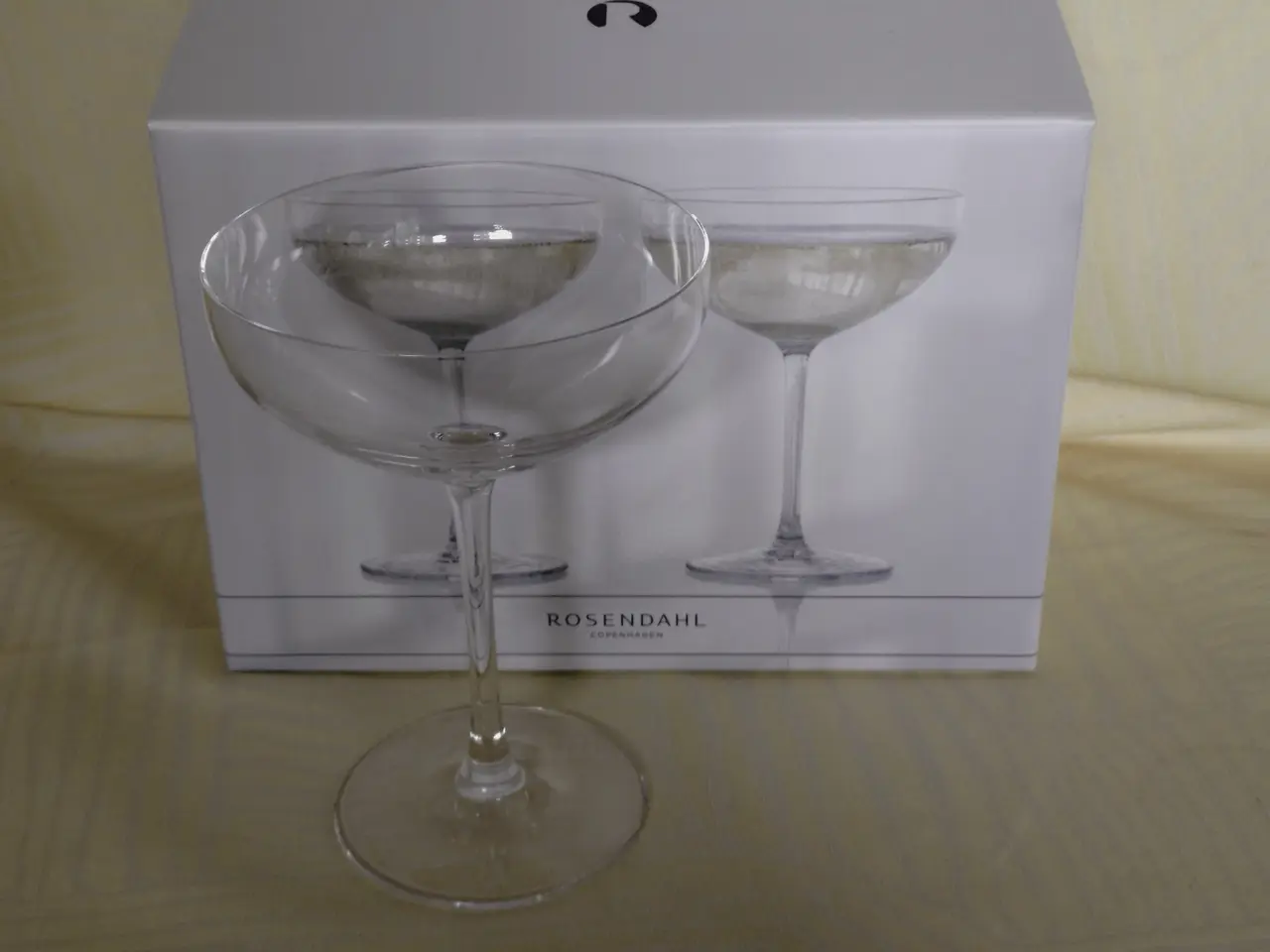 Billede 1 - Champagneskål Rosendal 6 stk