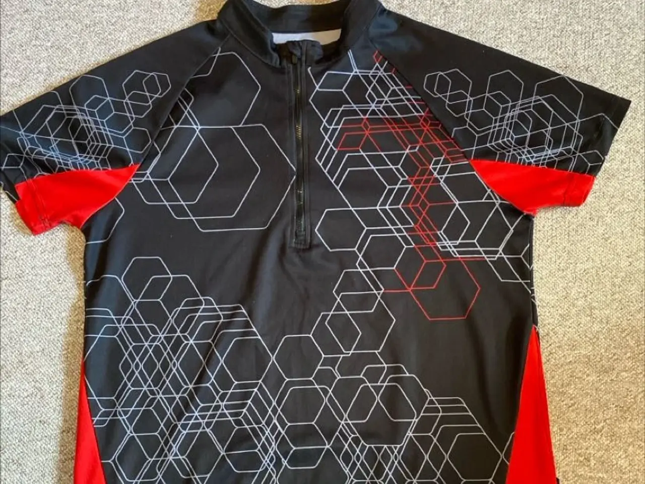 Billede 1 - Crivit cykelbluse sort/rød str L