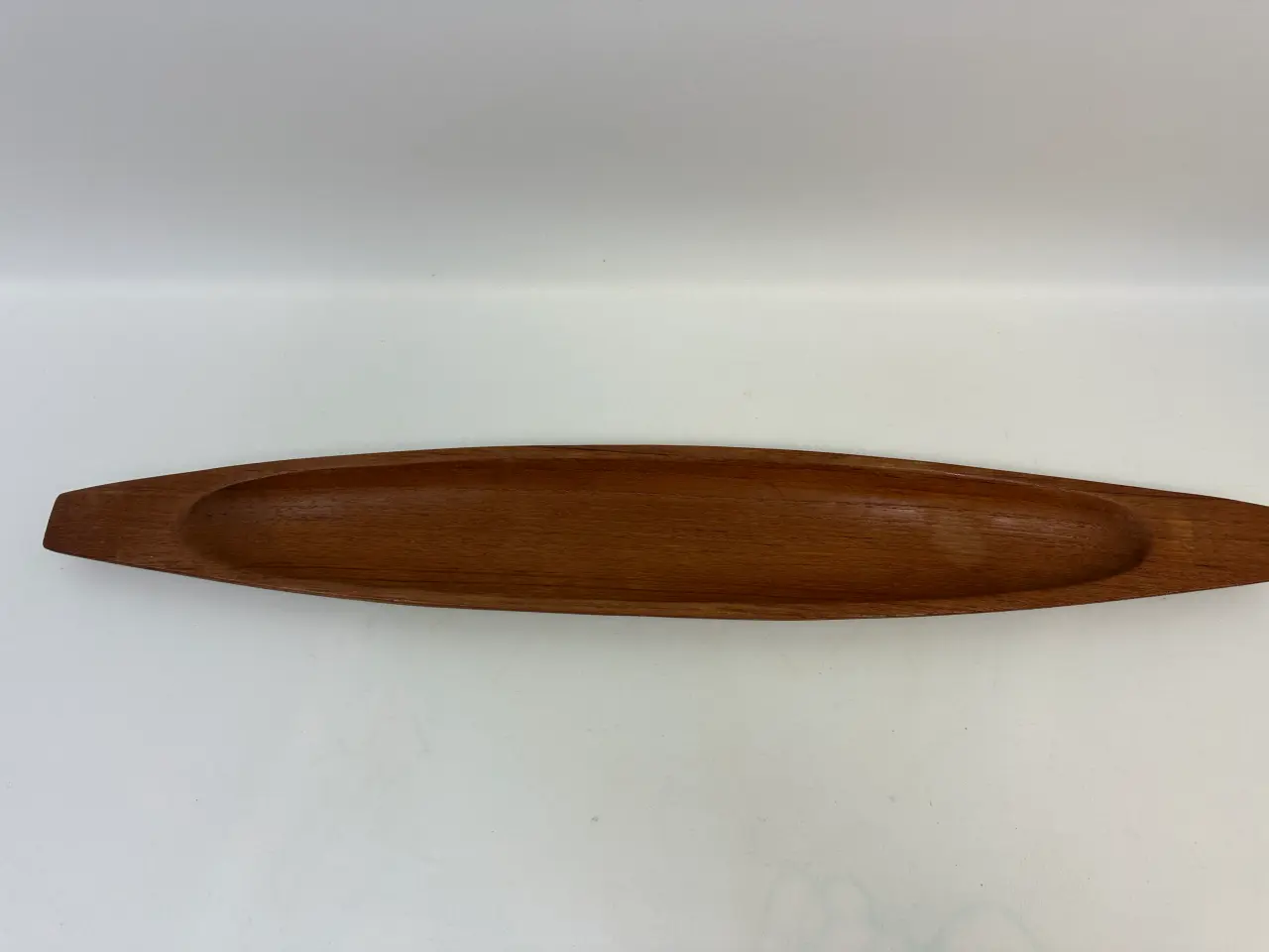 Billede 6 - Aflangt retro teak fad (FDB)