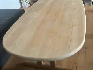 Massiv bøg træs sofabord
