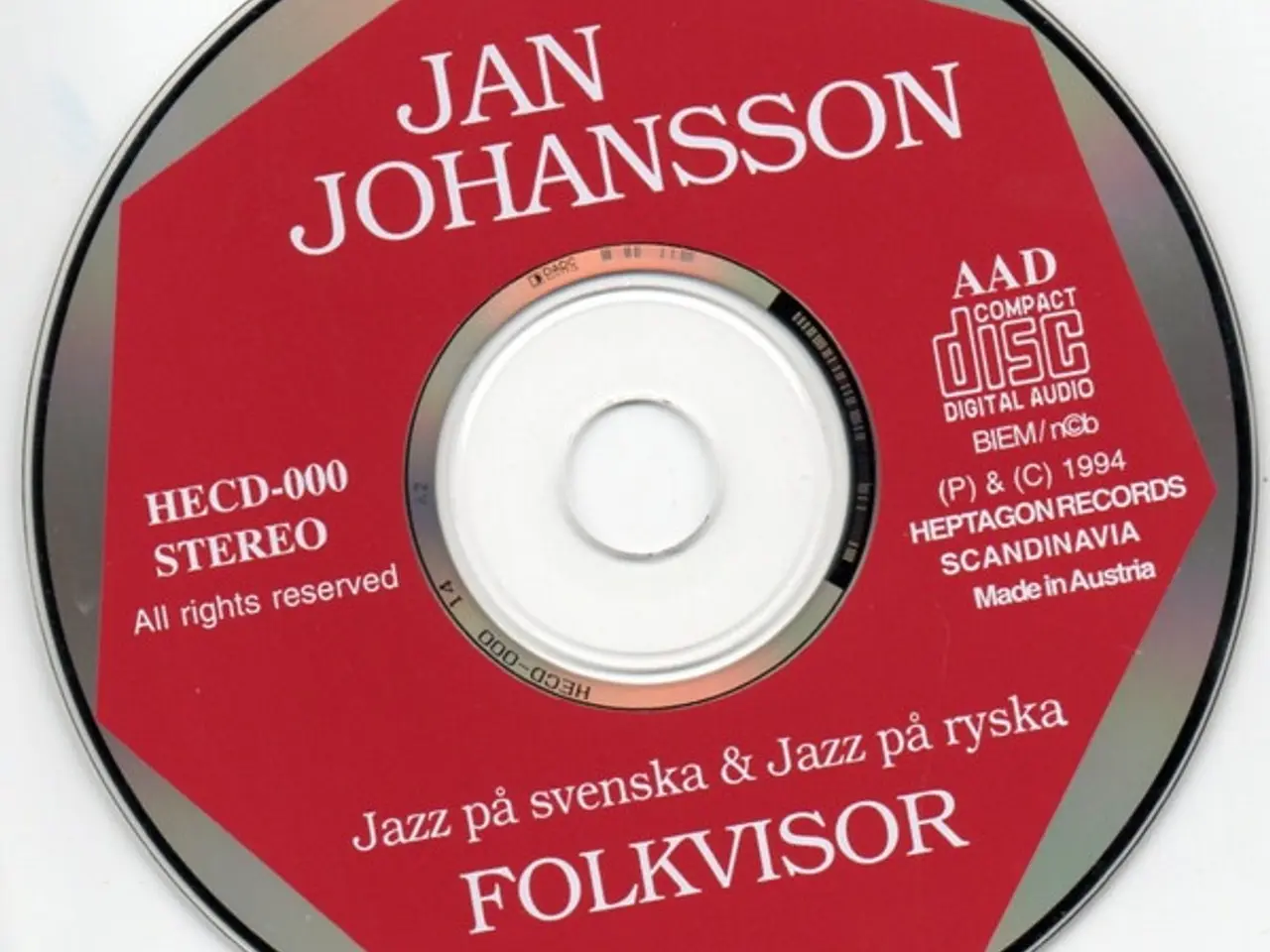 Billede 3 - Jan Johansson – Folkvisor – CD