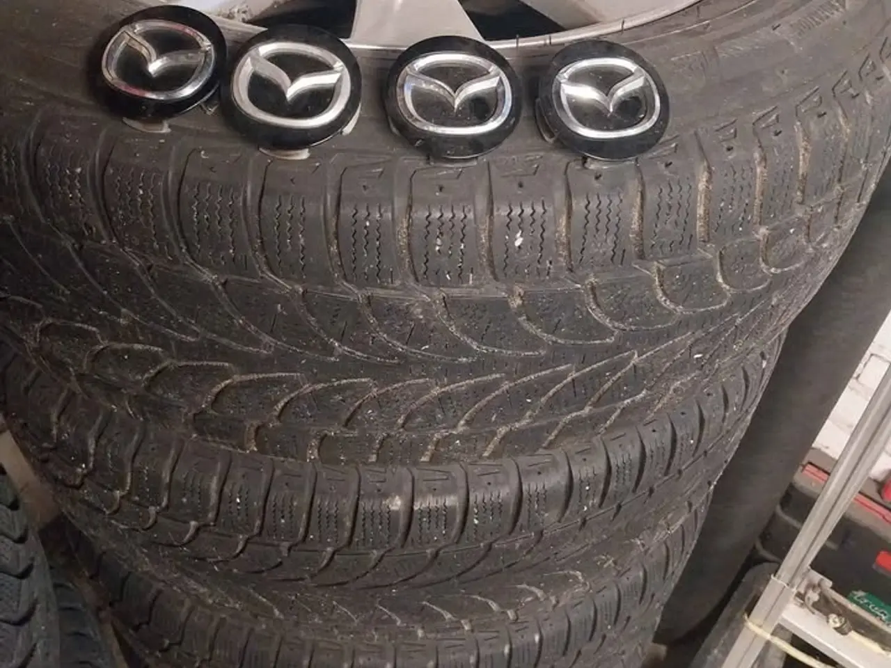 Billede 1 - Vinterdæk med alufælge mazda cx5