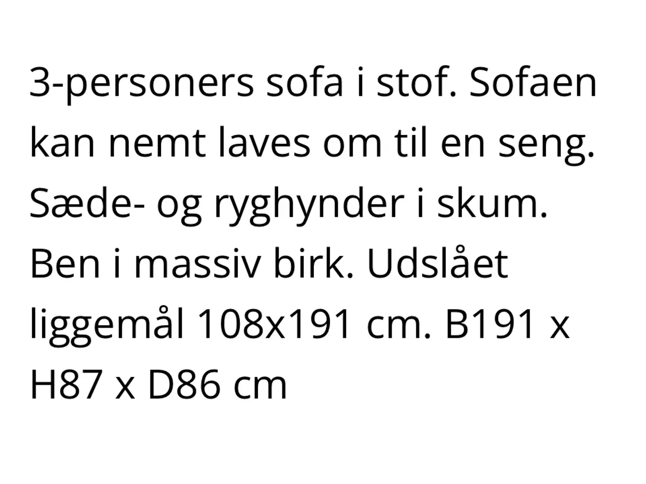 Billede 5 - Sovesofa