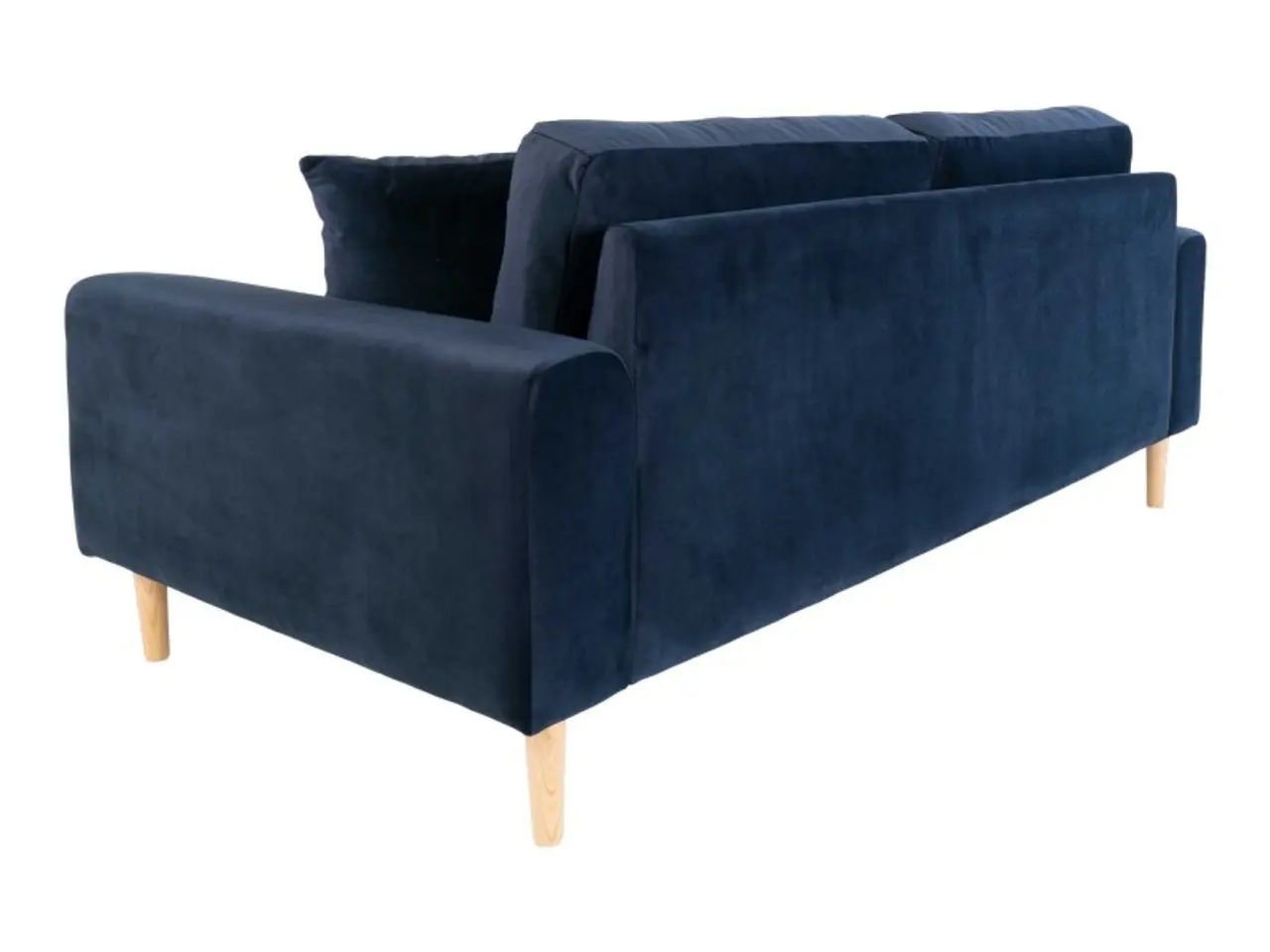 Billede 3 - Lido 2,5 Personers Sofa mørkeblåt velour