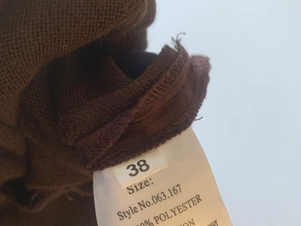 Billede 3 - Mørkebrun nederdel fra minus str 38