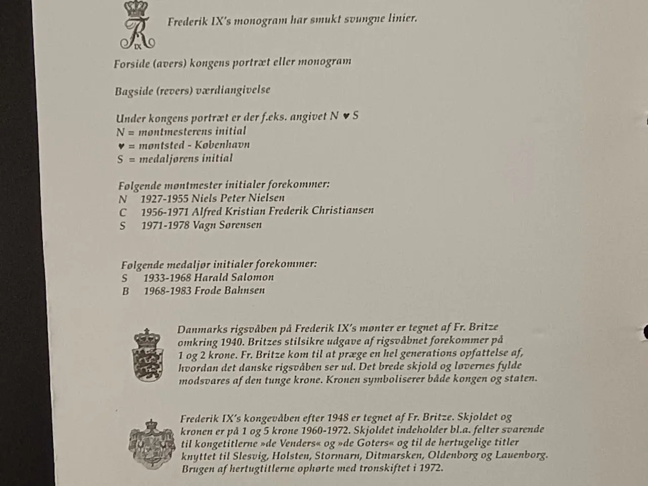 Billede 3 - Danske mønter i stor album