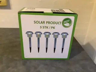 Solar product have solsellelamper 5 stk