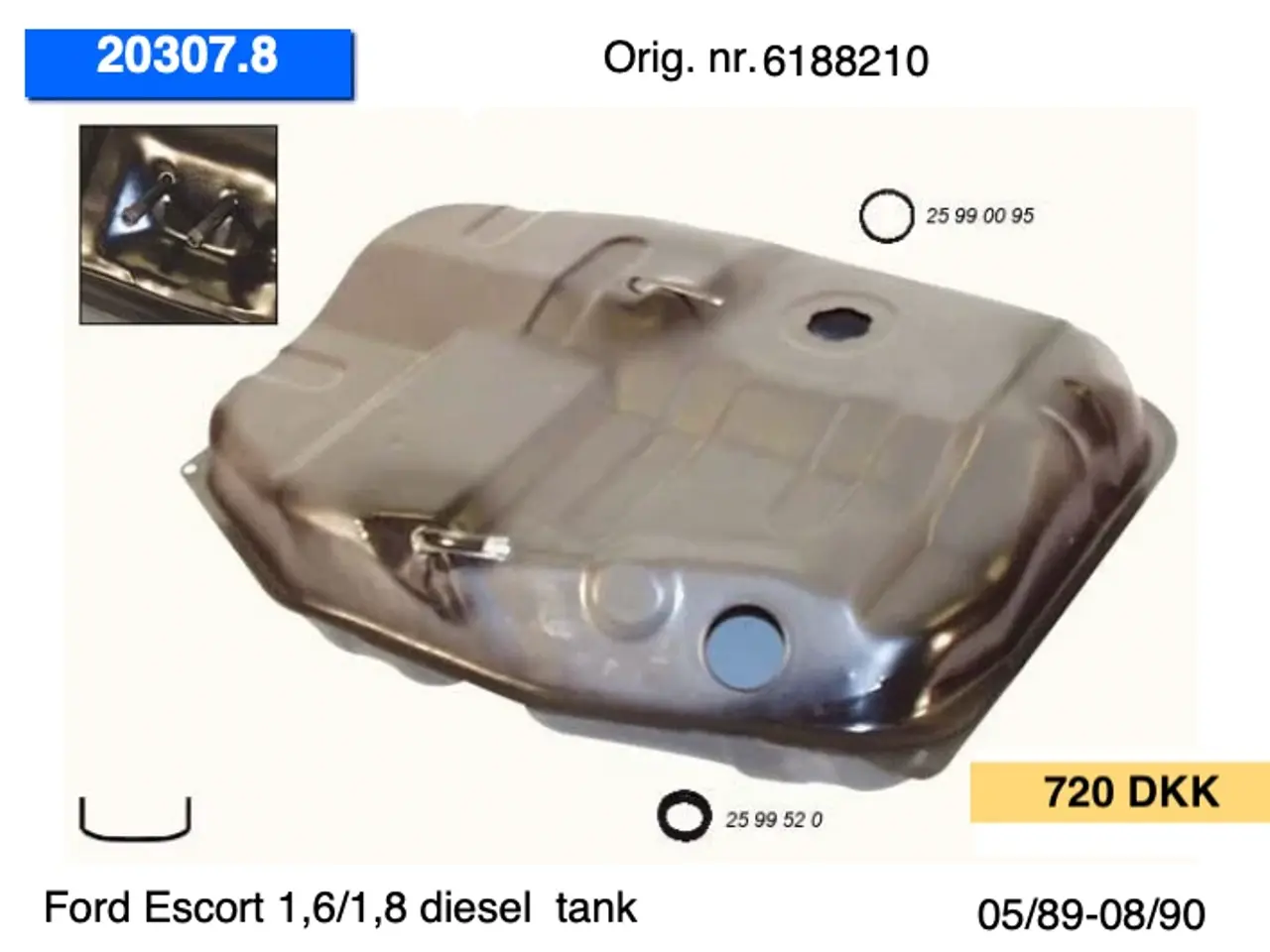 Billede 11 - Ford Escort (85-00) tanke