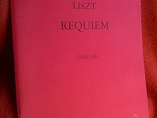 Franz Liszt: Requiem - Partitur