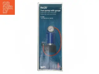 Raze fodpumpe med manometer fra Raze (str. 22 cm)