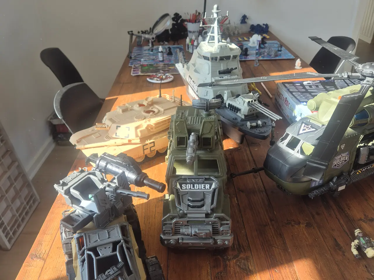 Billede 6 - Krigsskib tanks helikopter