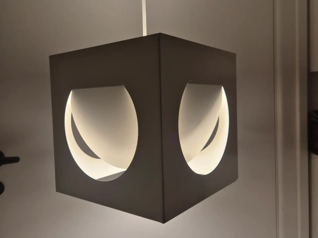 Billede 1 - Kubisk retrolampe af japanske Shogo Suzuki
