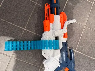 Nerf X-shot gun med magasin