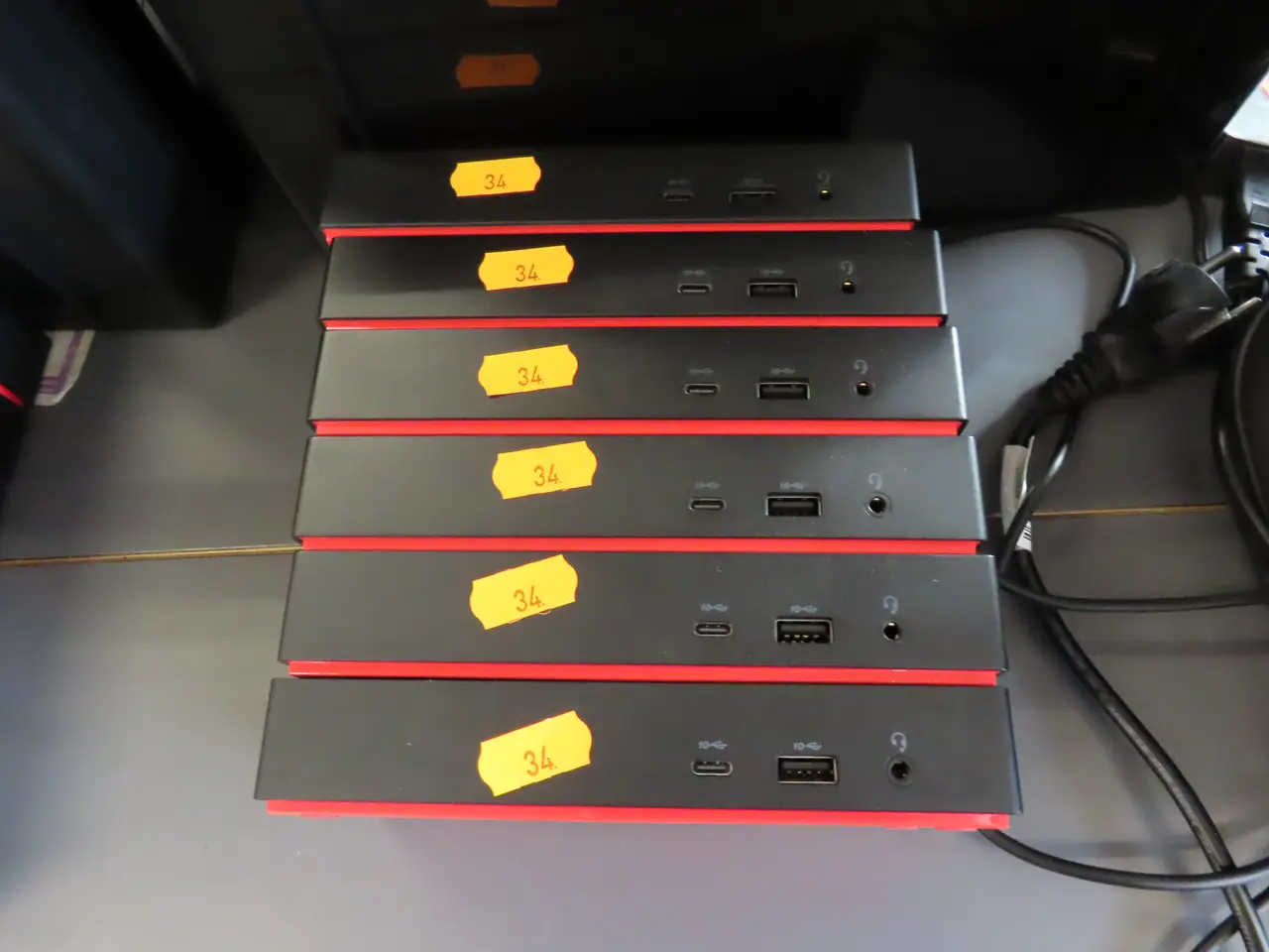 Billede 2 - 6 stk. Dockingstationer LENOVO thinkpad universal usb-c dock