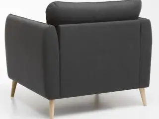 Grå lænestol