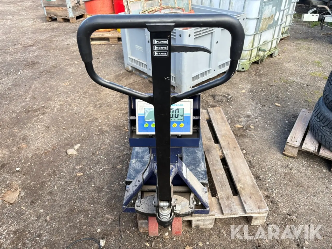Billede 7 - Palleløfter med vægt - 2000 kg