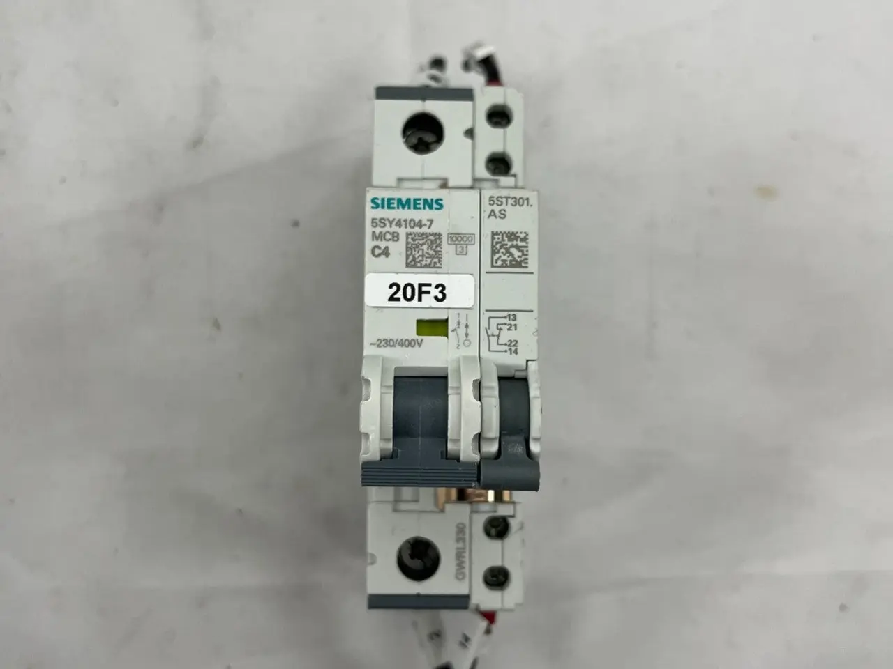 Billede 2 - Siemens 5SY4104-7 MCB C4 230/400V + 5ST3010 4A