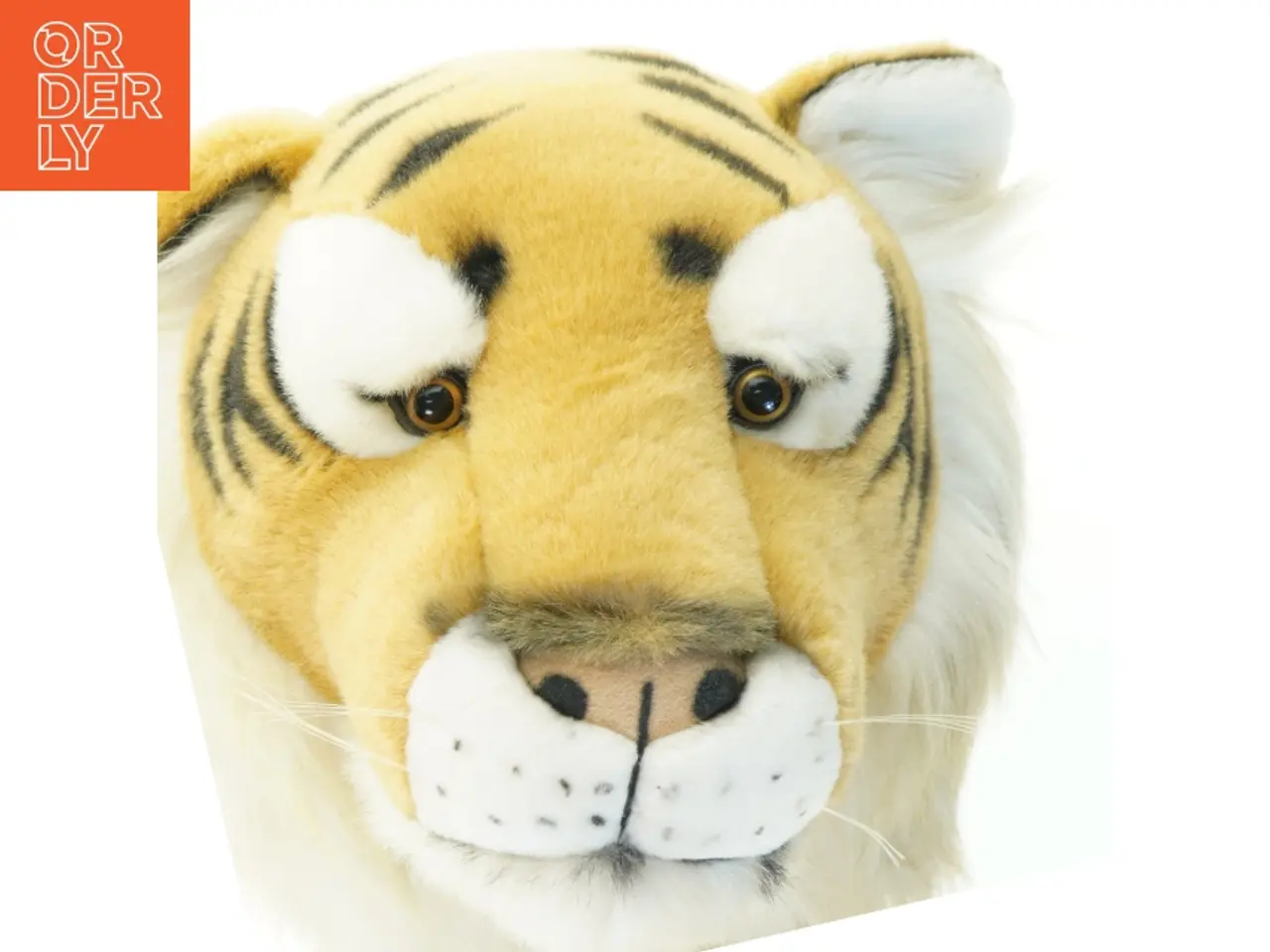Billede 1 - Tigerhoved til at hænge på væggen (str. 27x27 cm)