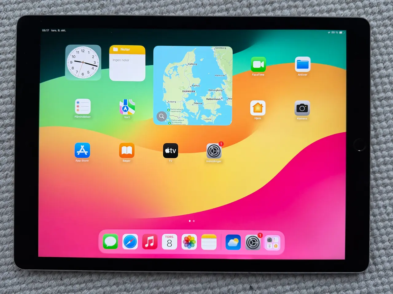 Billede 1 - Apple iPad Pro 12,9'' 2. Gen 256 GB space grey