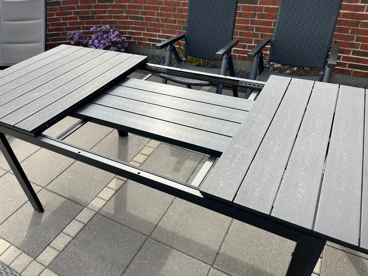 Billede 6 - Sort nonwood udtræksbord